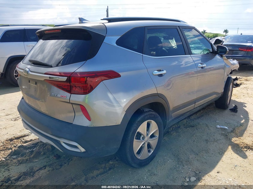 Vin: kndetca26m7058822, lot: 46664084, kia seltos sx turbo 20214