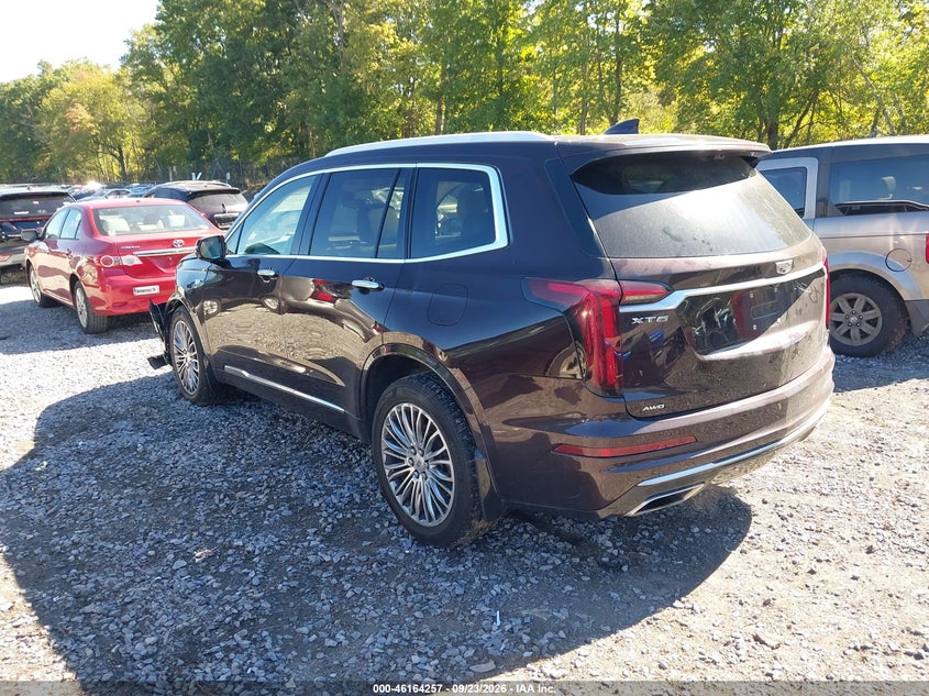 Vin: 1gykpdrs9lz126898, lot: 46664099, cadillac xt6 awd premium luxury 20203