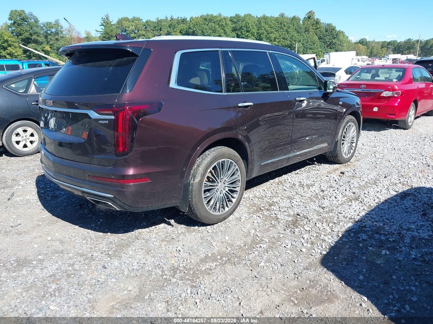 Vin: 1gykpdrs9lz126898, lot: 46664099, cadillac xt6 awd premium luxury 20204