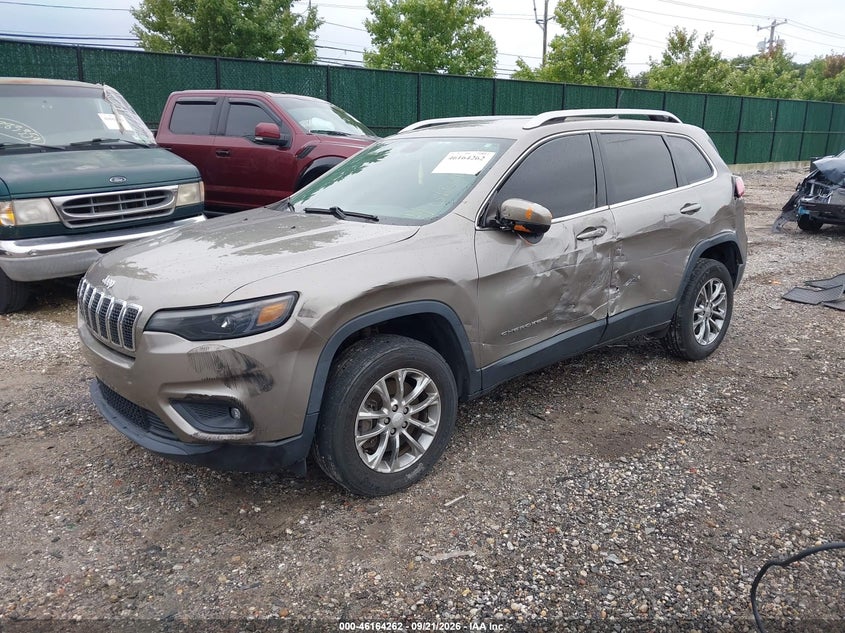 Vin: 1c4pjmlb3kd214296, lot: 46664104, jeep cherokee latitude plus 4x4 20192