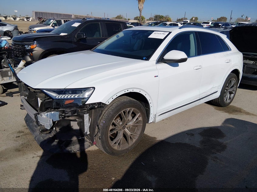 Vin: wa1evbf14pd038248, lot: 46664128, audi q8 premium plus 55 tfsi quattro tiptronic 20232