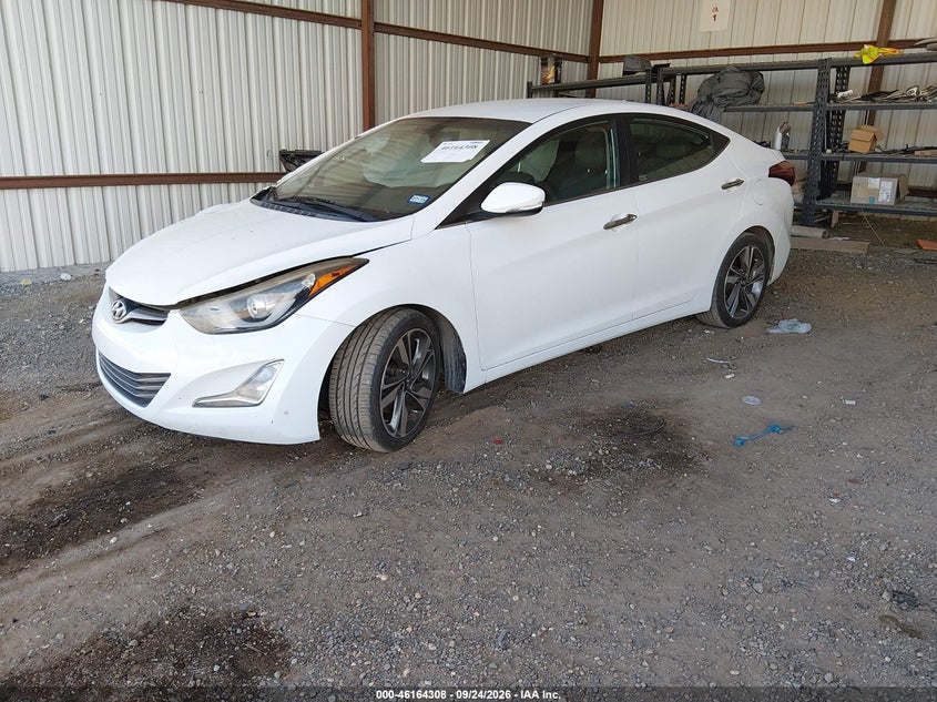 Vin: 5npdh4ae5gh669194, lot: 46664150, hyundai elantra limited 20162
