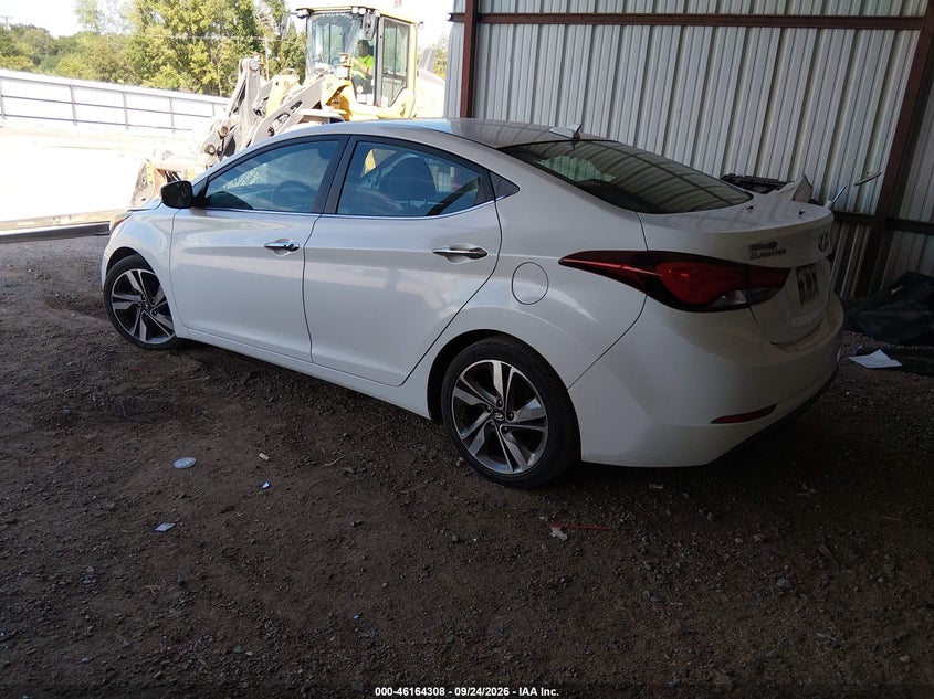 Vin: 5npdh4ae5gh669194, lot: 46664150, hyundai elantra limited 20163
