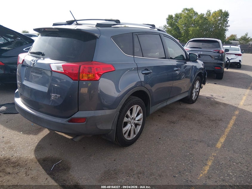 Vin: 2t3dfrev2dw114575, lot: 46664169, toyota rav4 limited 20134