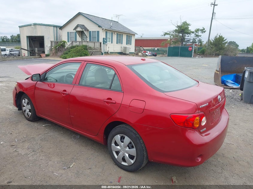 Vin: 1nxbu4ee3az287459, lot: 46664196, toyota corolla le 20103