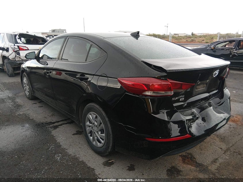Vin: kmhd74lf1hu367185, lot: 46664197, hyundai elantra se 20173
