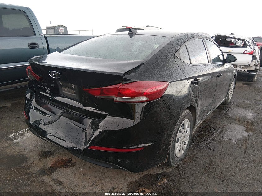 Vin: kmhd74lf1hu367185, lot: 46664197, hyundai elantra se 20174