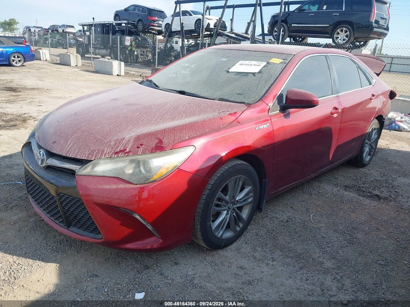Vin: 4t1bd1fk3fu168630, lot: 46664202, toyota camry hybrid se 20152