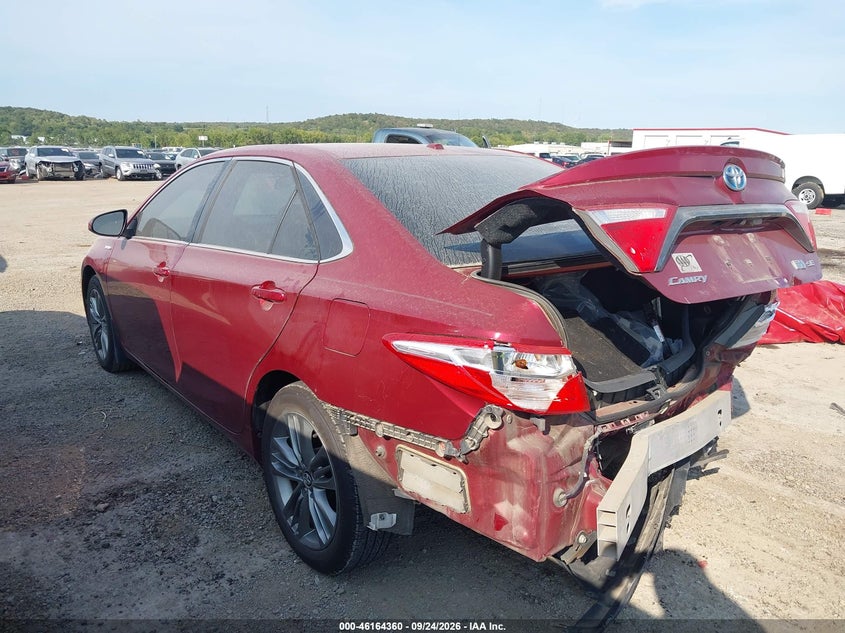 Vin: 4t1bd1fk3fu168630, lot: 46664202, toyota camry hybrid se 20153