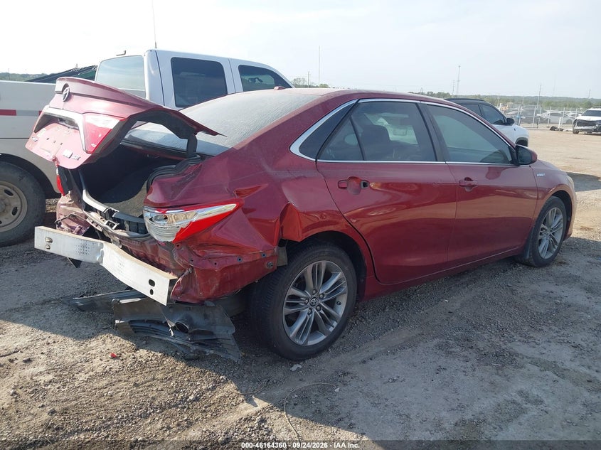 Vin: 4t1bd1fk3fu168630, lot: 46664202, toyota camry hybrid se 20154