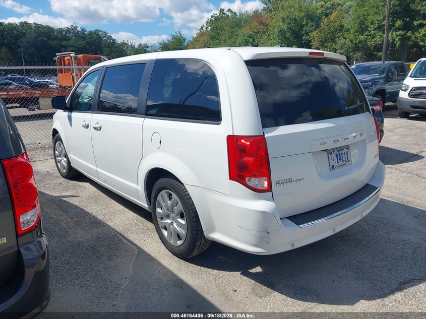 Vin: 2c4rdgbg7jr296737, lot: 46664248, dodge grand caravan se 20183