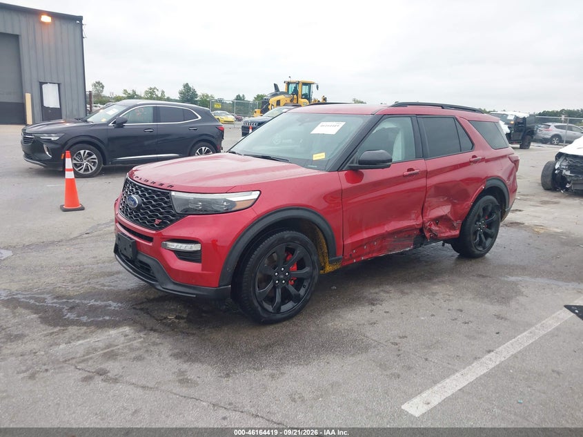 Vin: 1fm5k8gcxmga38195, lot: 46664261, ford explorer st 20212