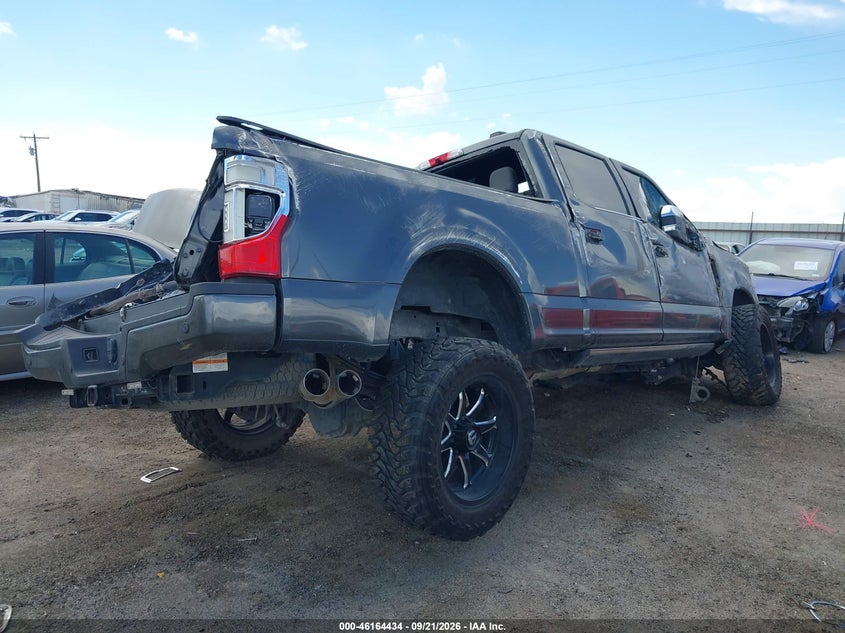 Vin: 1ft7w2bt7lec18864, lot: 46664276, ford f-250 platinum 20204