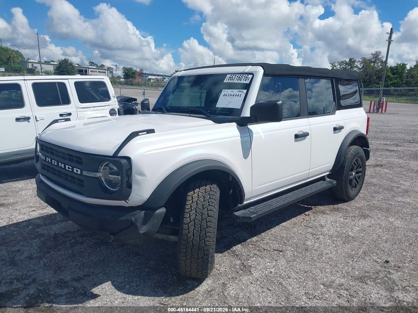 Vin: 1fmde5bh4mlb02193, lot: 46664283, ford bronco 20212