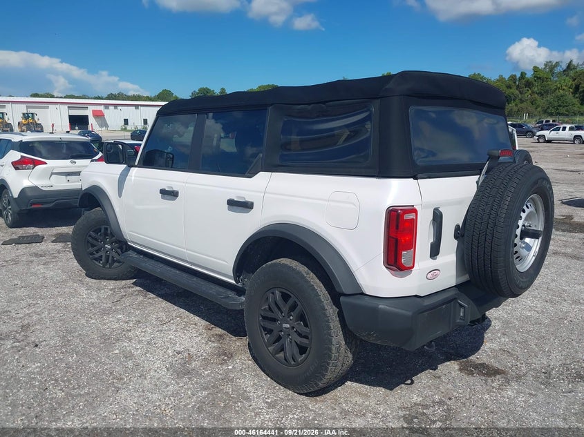 Vin: 1fmde5bh4mlb02193, lot: 46664283, ford bronco 20213