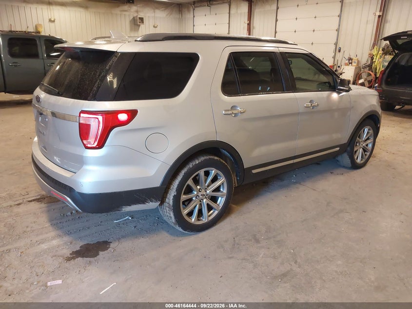 Vin: 1fm5k7f82hgc37934, lot: 46664286, ford explorer limited 20174
