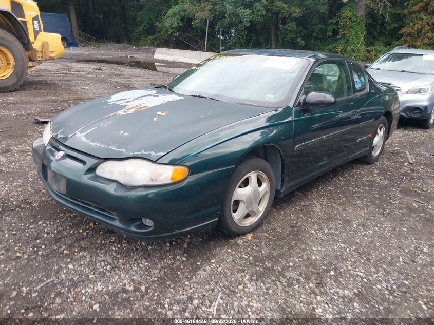 2002 Chevrolet Monte Carlo, Звичайний знос, IAAI, VIN 2G1WX15K929138935 — фото 2