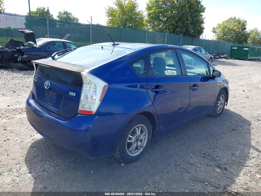 TOYOTA PRIUS 2010 VIN JTDKN3DU9A0168875