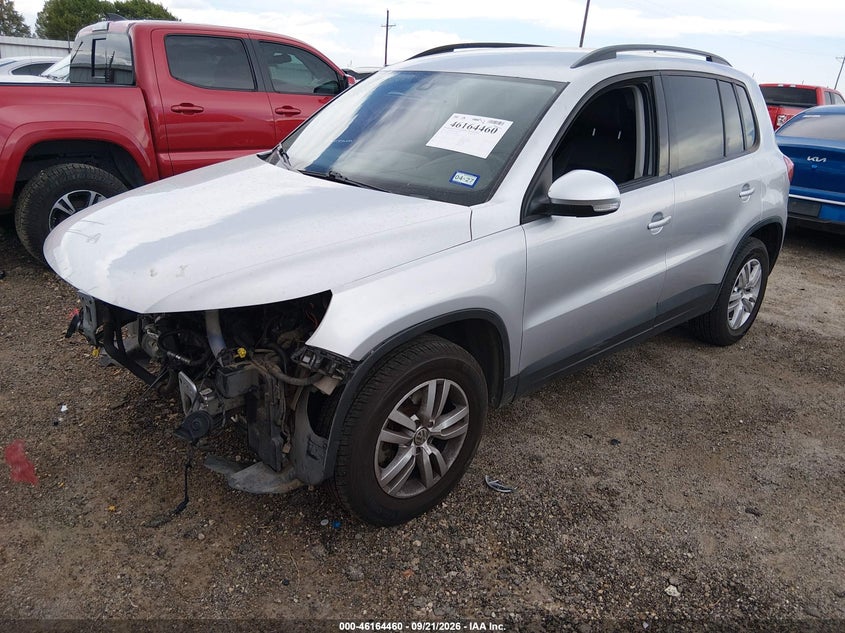 Vin: wvgbv7ax4gw578586, lot: 46664303, volkswagen tiguan s 20162