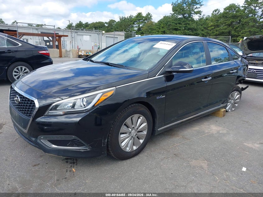 Vin: kmhe24l17ha059222, lot: 46664307, hyundai sonata hybrid se 20172