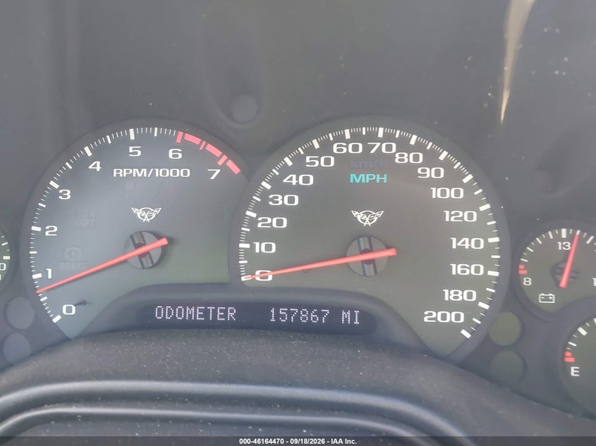 CHEVROLET CORVETTE 1998 VIN 1G1YY32G0W5108016