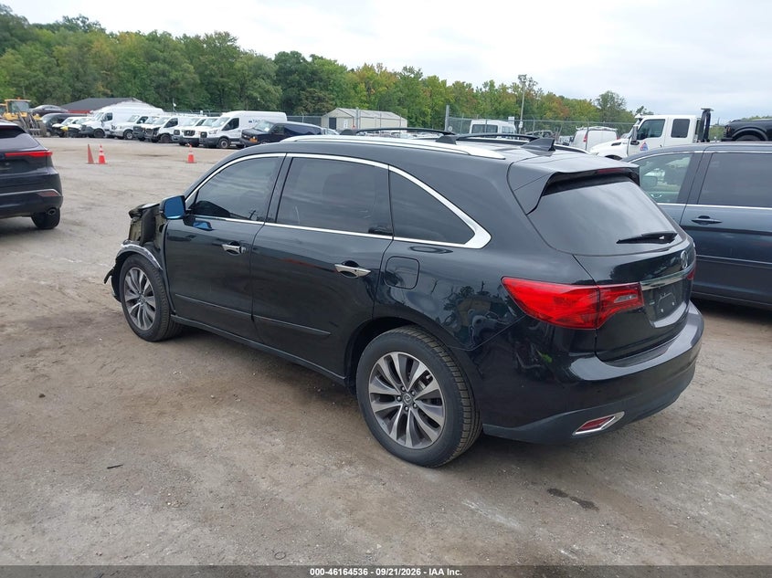 Vin: 5fryd4h41gb028096, lot: 46664378, acura mdx technology   acurawatch plus packages/technology package 20163