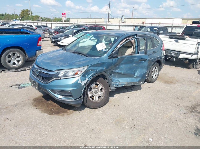 Vin: 5j6rm4h31fl011849, lot: 46664387, honda cr-v lx 20152