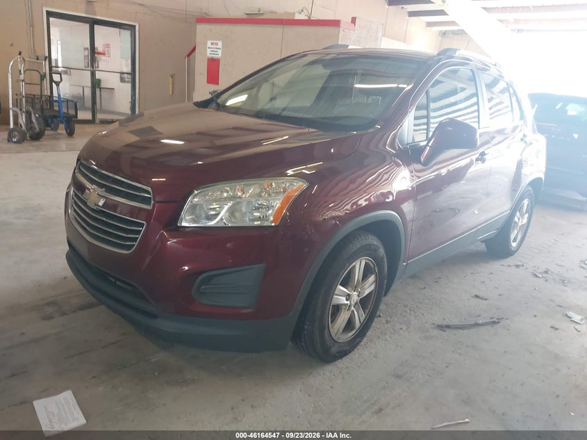Vin: 3gncjlsb4gl242871, lot: 46664389, chevrolet trax lt 20162