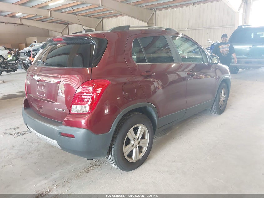 Vin: 3gncjlsb4gl242871, lot: 46664389, chevrolet trax lt 20164