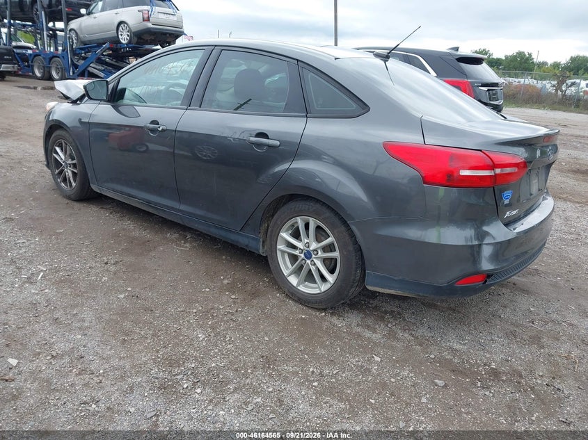 Vin: 1fadp3f28gl288274, lot: 46664407, ford focus se 20163