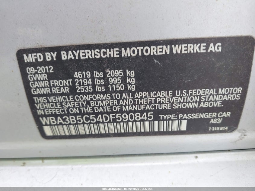 2013 BMW 328I XDRIVE · Фото 9