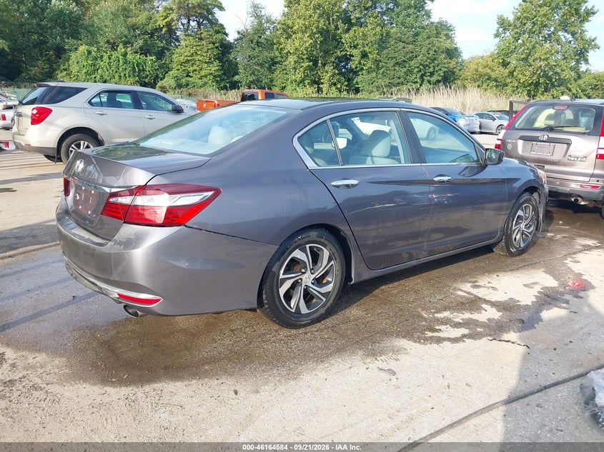 Vin: 1hgcr2f39ga055147, lot: 46664426, honda accord lx 20164