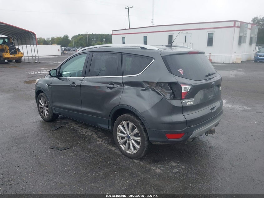 Vin: 1fmcu9j93hud49432, lot: 46664437, ford escape titanium 20173