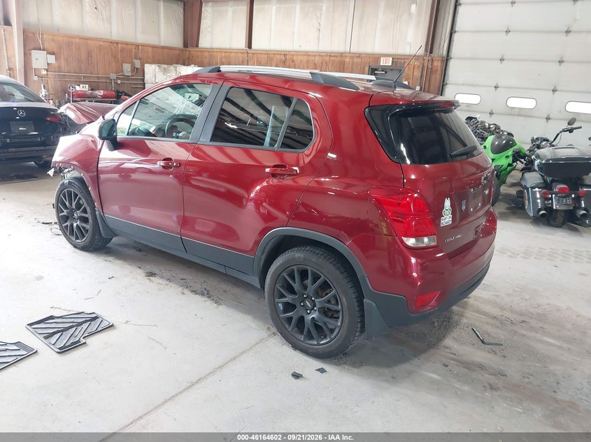 Vin: kl7cjpsb7mb319193, lot: 46664444, chevrolet trax awd lt 20213