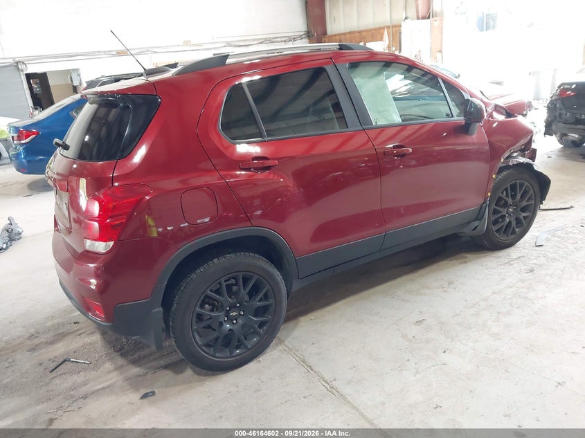 Vin: kl7cjpsb7mb319193, lot: 46664444, chevrolet trax awd lt 20214
