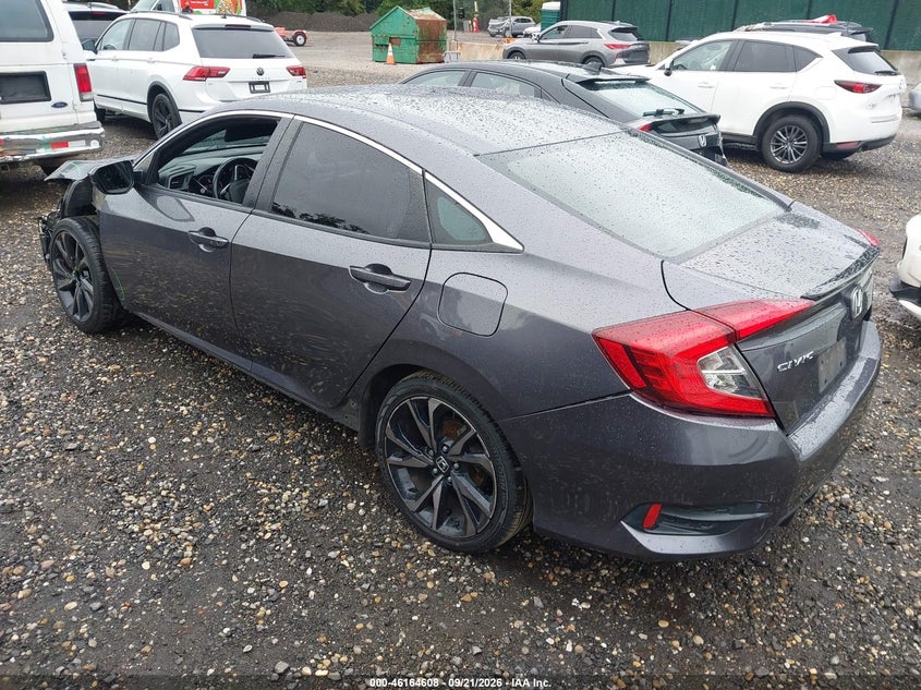 Vin: 2hgfc2f86kh540611, lot: 46664450, honda civic sport 20193