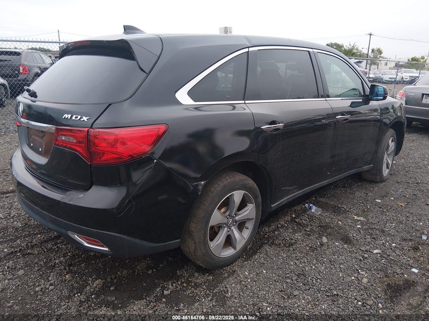 Vin: 5fryd4h2xfb004697, lot: 46664548, acura mdx 20154