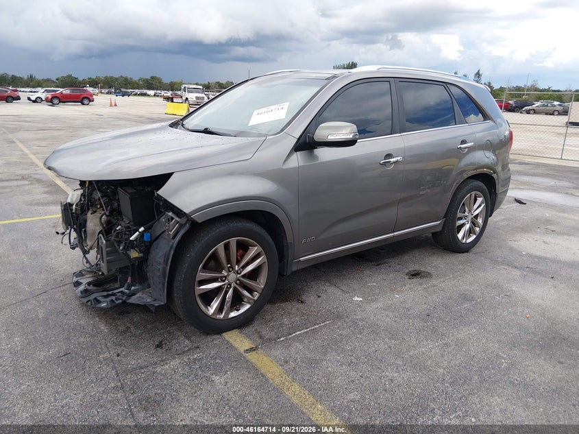 Vin: 5xykwda70fg578645, lot: 46664556, kia sorento limited v6 20152