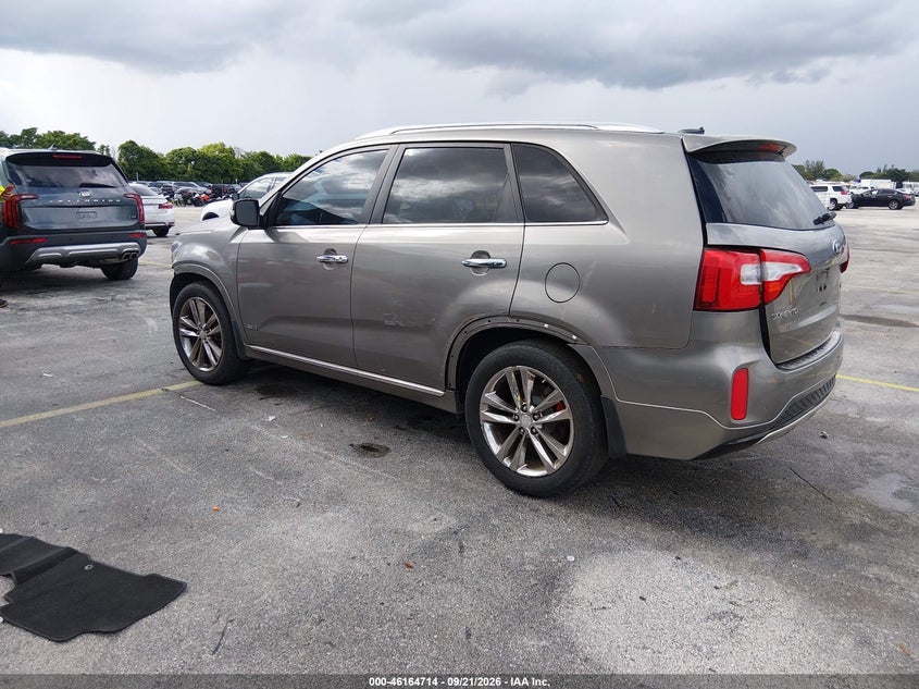 Vin: 5xykwda70fg578645, lot: 46664556, kia sorento limited v6 20153