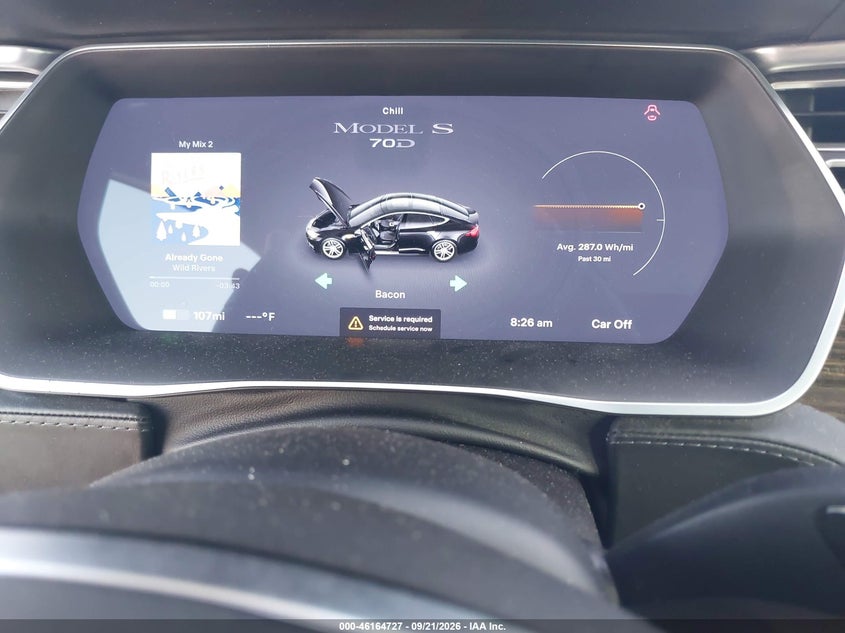 TESLA MODEL S 2015 VIN 5YJSA1S23FF087462