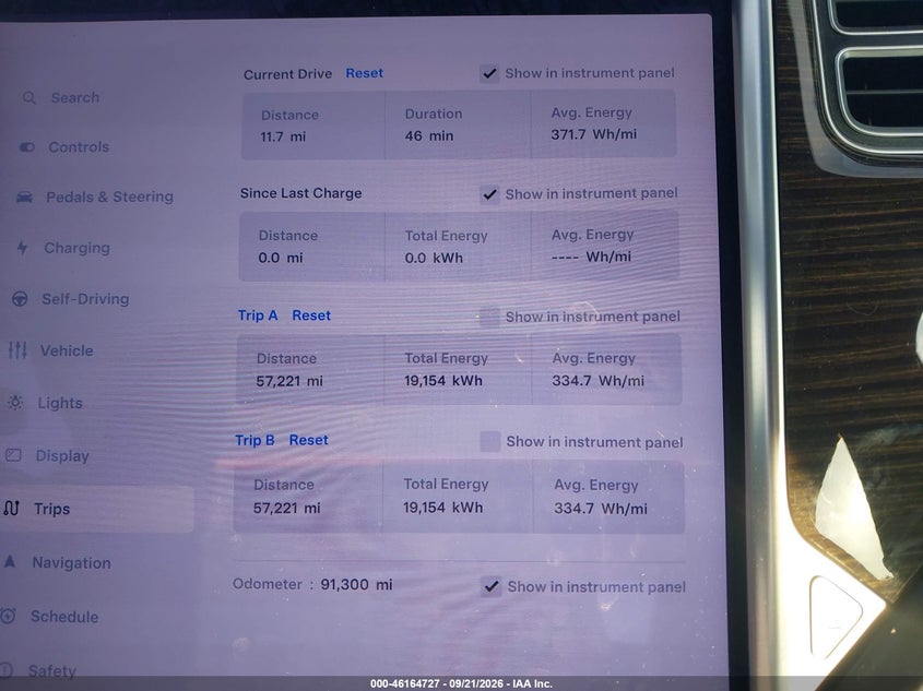 TESLA MODEL S 2015 VIN 5YJSA1S23FF087462