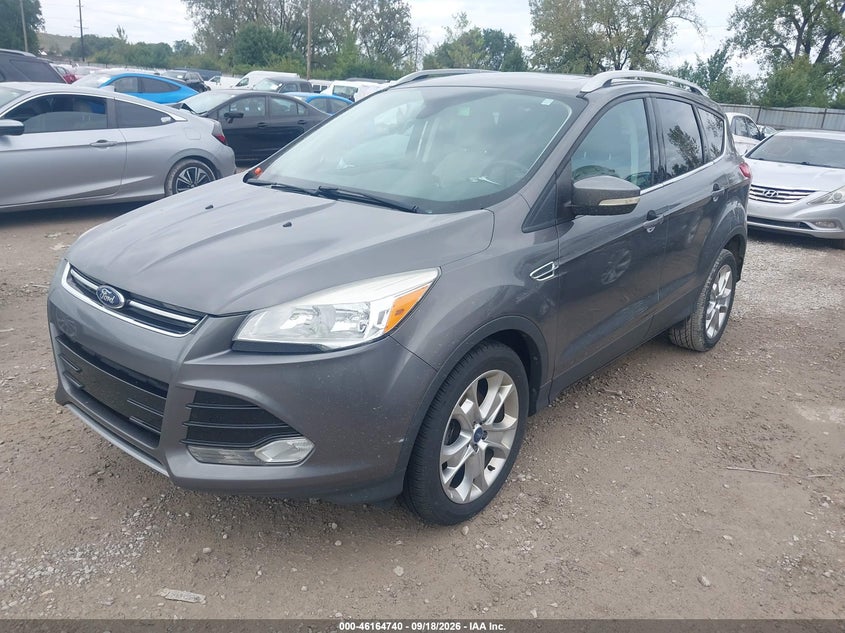 Vin: 1fmcu0jx0eua83051, lot: 46664582, ford escape titanium 20142