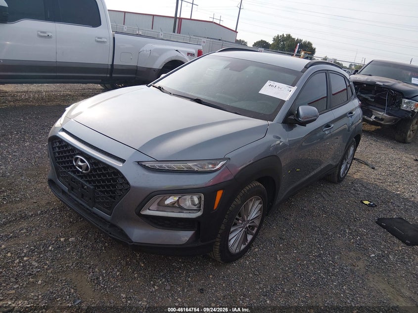 Vin: km8k22aaxmu654455, lot: 46664596, hyundai kona sel 20212