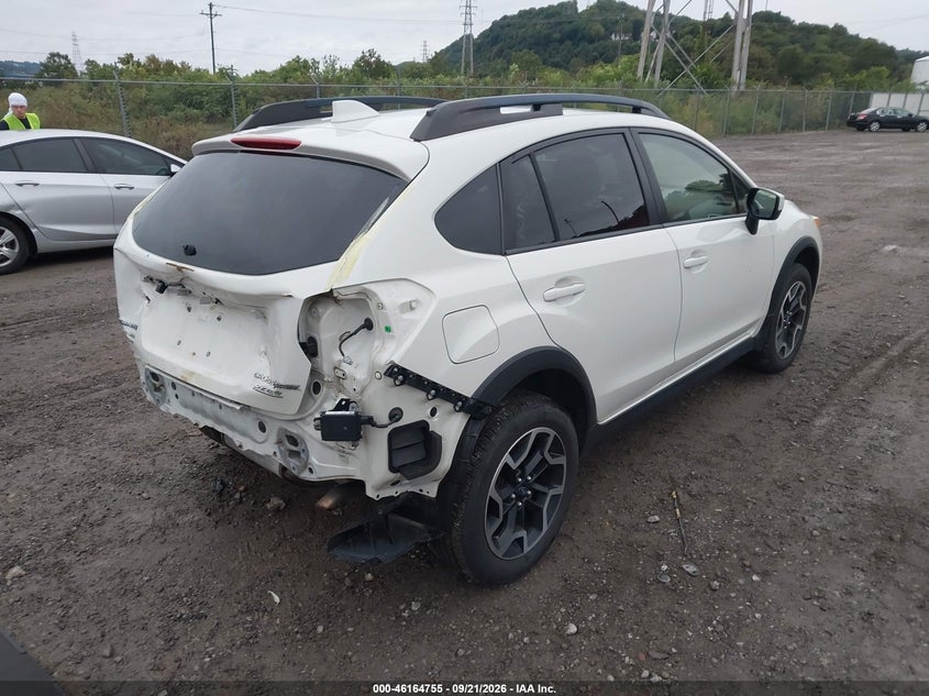 Vin: jf2gpadc4hh274451, lot: 46664597, subaru crosstrek 2.0i premium 20174
