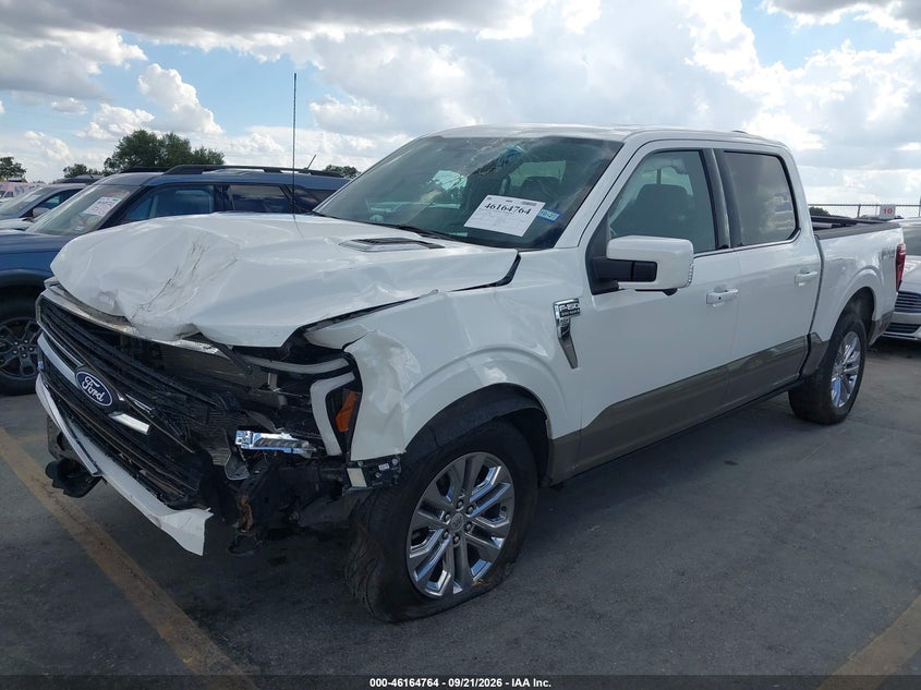 Vin: 1ftfw6l84sfc33506, lot: 46664606, ford f-150 king ranch 20252
