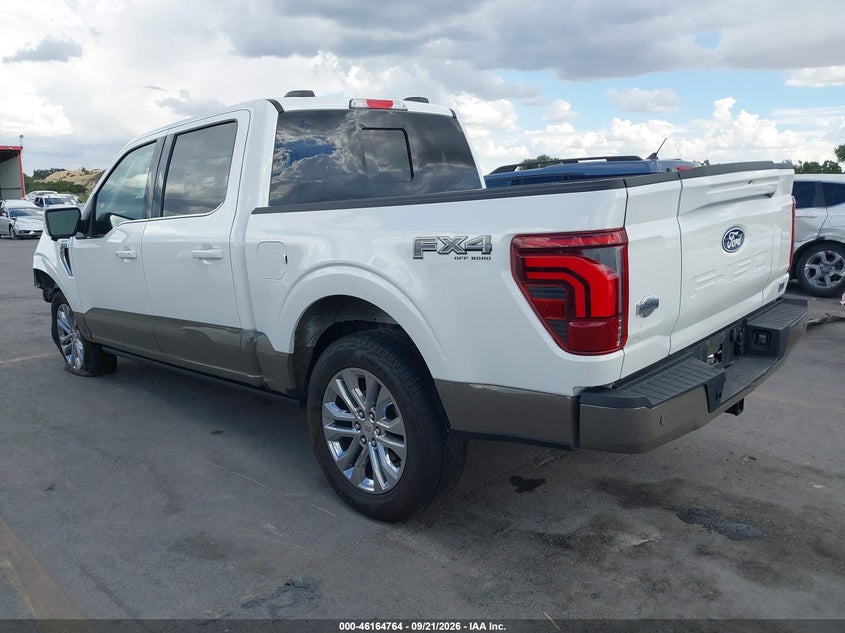 Vin: 1ftfw6l84sfc33506, lot: 46664606, ford f-150 king ranch 20253