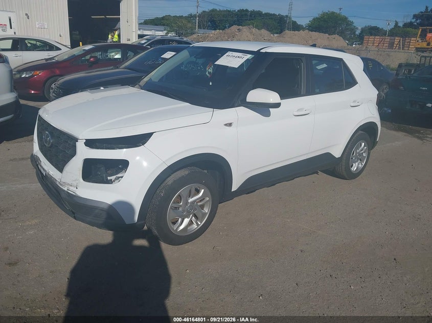 Vin: kmhrb8a34mu081474, lot: 46664643, hyundai venue se 20212