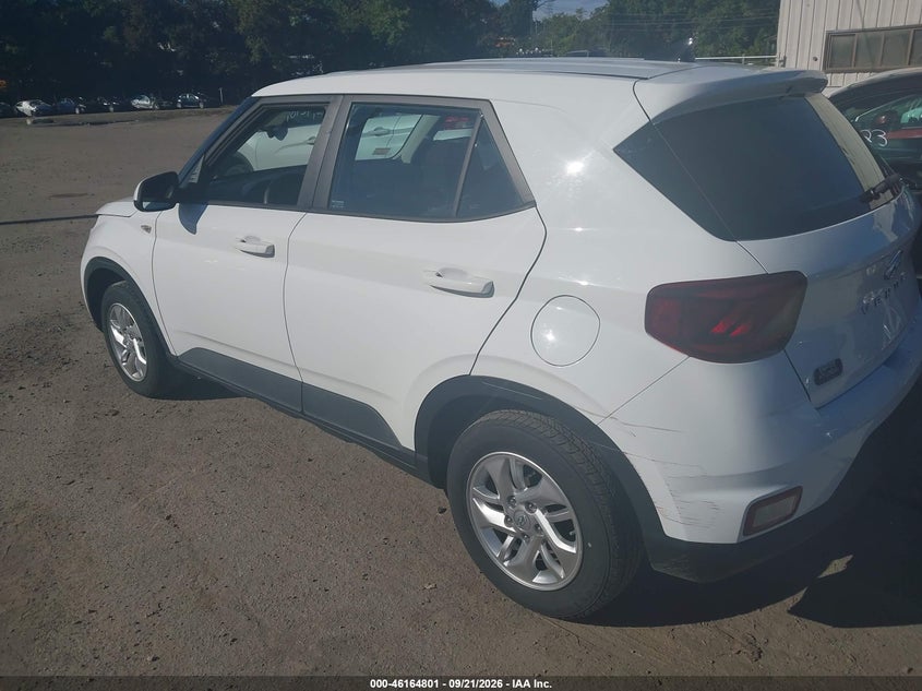 Vin: kmhrb8a34mu081474, lot: 46664643, hyundai venue se 20213