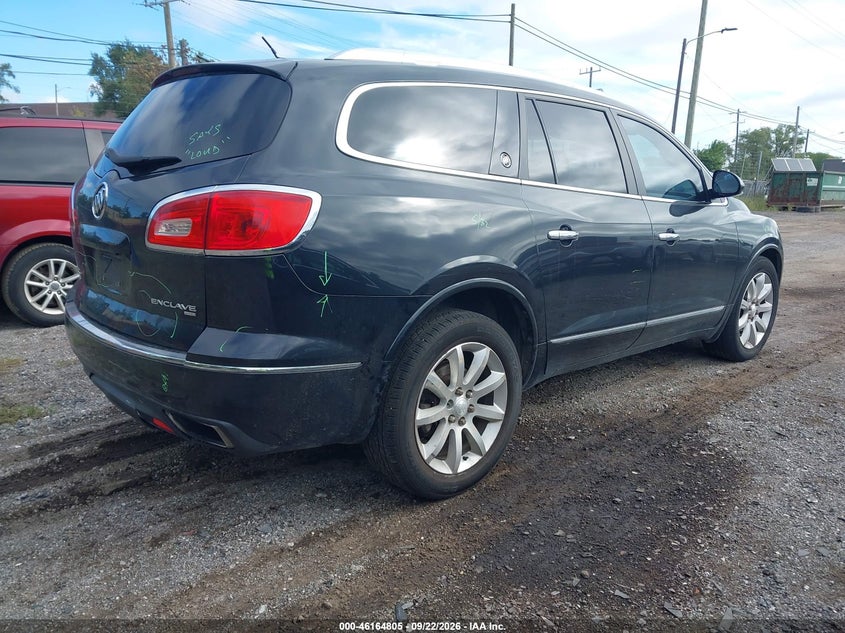 Vin: 5gakvckd6ej341787, lot: 46664647, buick enclave premium 20144