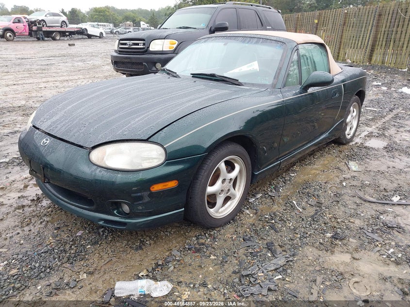 1999 Mazda Mx-5 Miata Leather Pkg/Popular Equipment Pkg/Sports Pkg/Touring Pkg, Rear, IAAI, VIN JM1NB3531X0119898 — photo 2